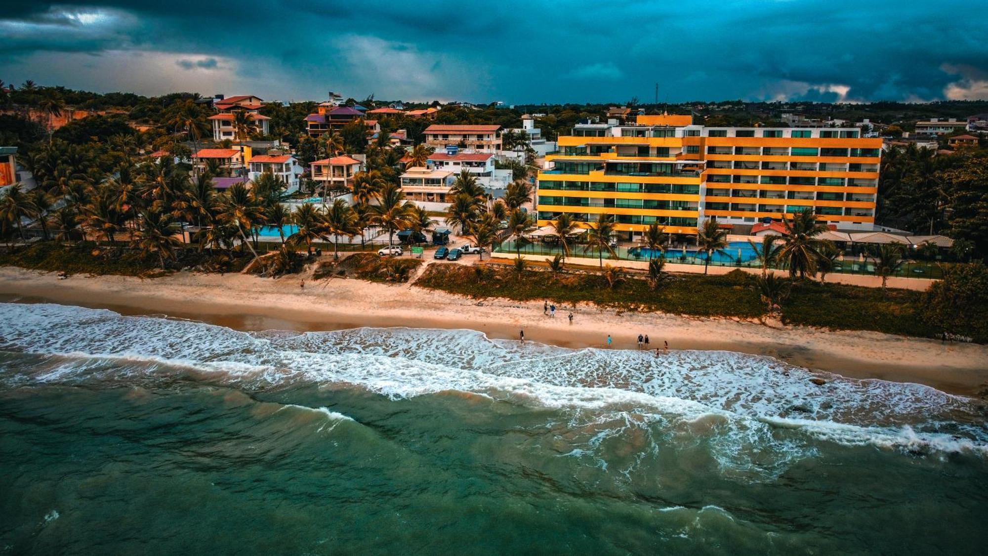 Praia Tabatinga Ap Beira Mar Com Vista Deslumbrante Da Praia Jacumã Buitenkant foto