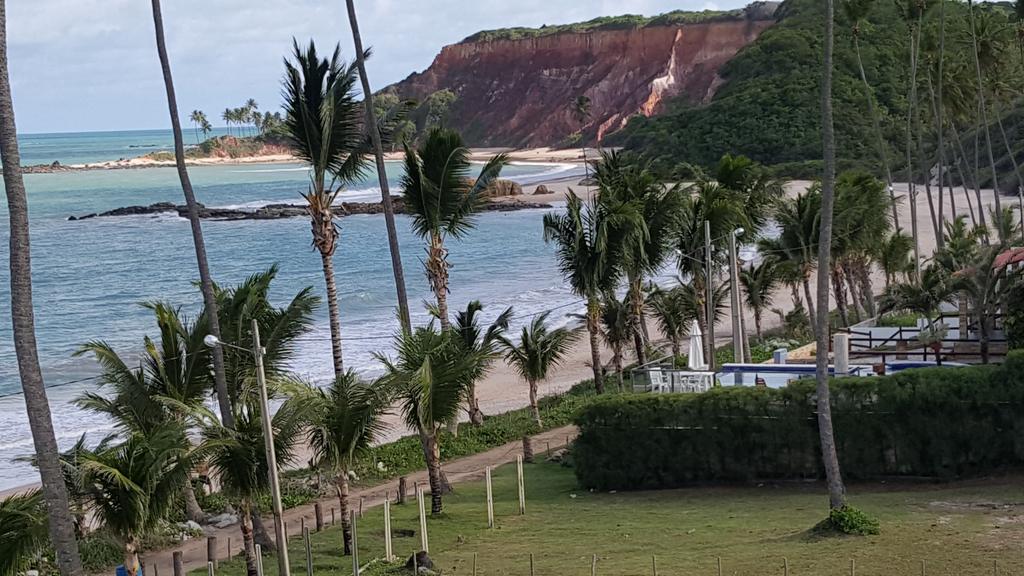 Praia Tabatinga Ap Beira Mar Com Vista Deslumbrante Da Praia Jacumã Buitenkant foto