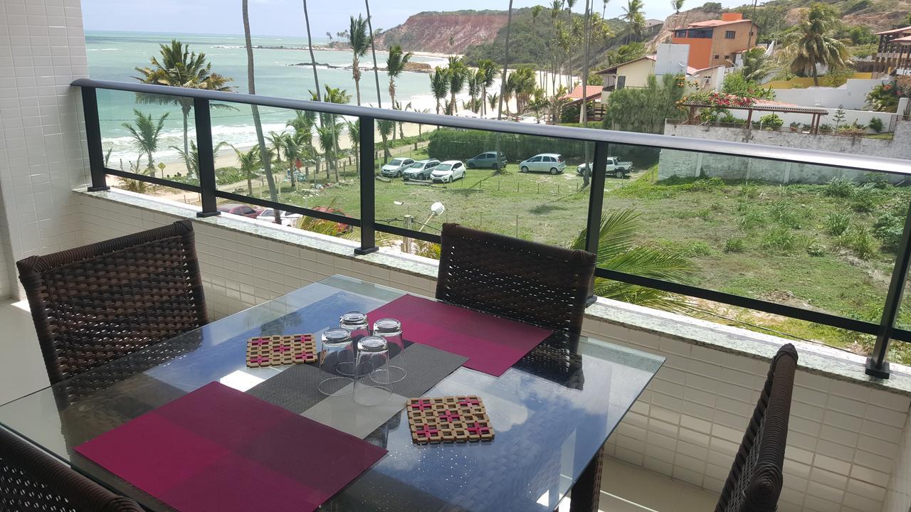 Praia Tabatinga Ap Beira Mar Com Vista Deslumbrante Da Praia Jacumã Buitenkant foto