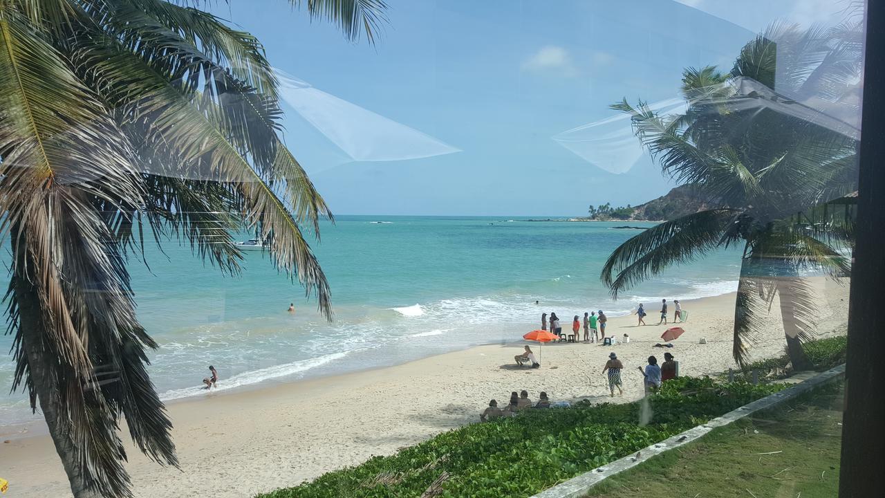 Praia Tabatinga Ap Beira Mar Com Vista Deslumbrante Da Praia Jacumã Buitenkant foto