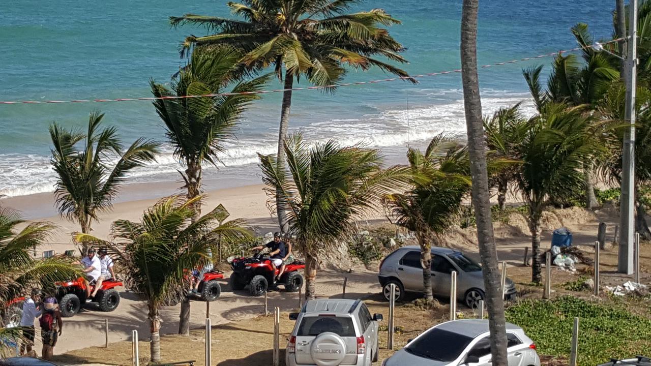 Praia Tabatinga Ap Beira Mar Com Vista Deslumbrante Da Praia Jacumã Buitenkant foto