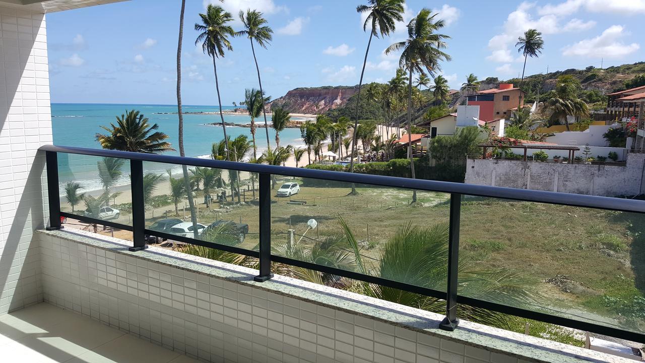 Praia Tabatinga Ap Beira Mar Com Vista Deslumbrante Da Praia Jacumã Buitenkant foto